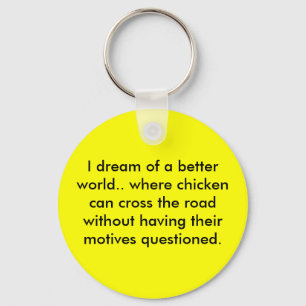 Chicken Dream Keychain