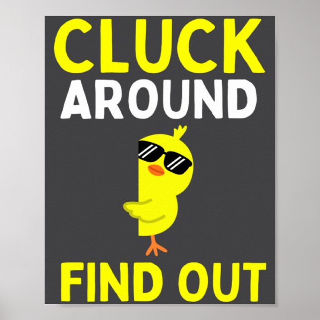 Chicken Easter Chick 1  Poster (Front)