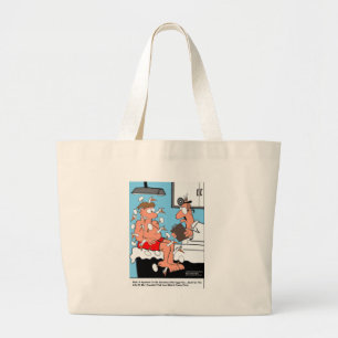 Chicken & Egg Pox Funny Medical Gifts & Cards Large Tote Bag