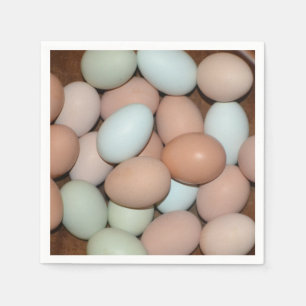 Chicken Eggs Paper Napkin