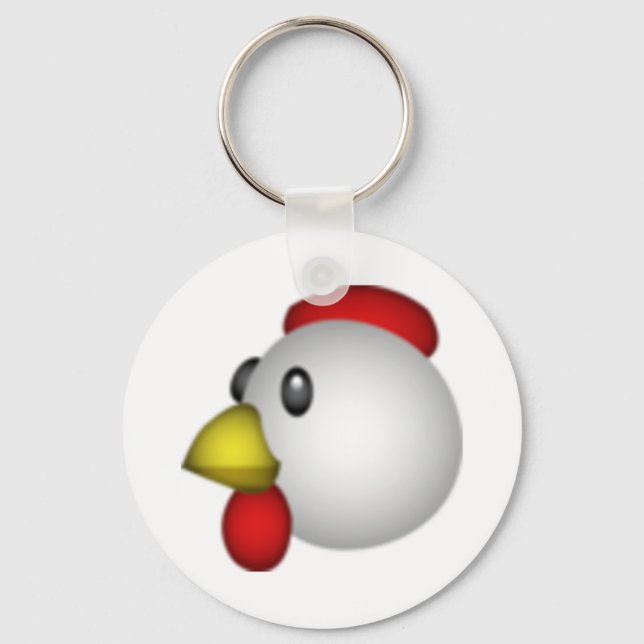 Chicken - Emoji Keychain (Front)