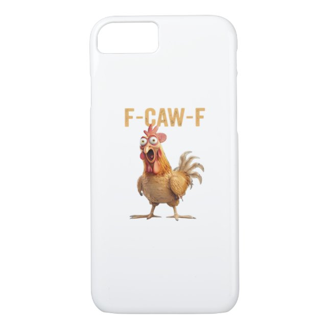 Chicken F-Caw-F Classic Case-Mate iPhone Case (Back)