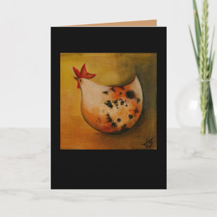 Chicken facing left card