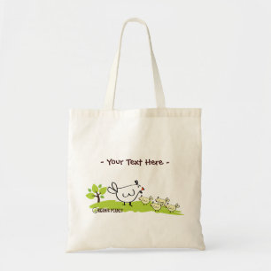 Chicken Family Organic Planet Reusable Canvas Bags
