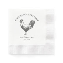 Chicken Farm House Paper Napkin