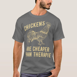 Chicken Farmer Chicken Lover Rooster Hen Funny 4 T-Shirt