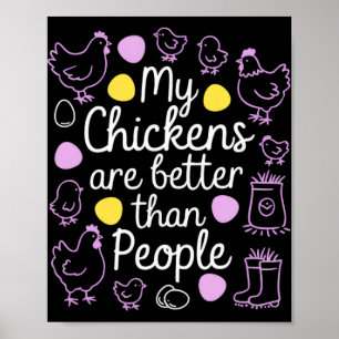 Chicken Farmer Country Life Homestead Lover Poster