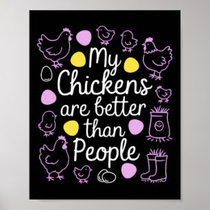 Chicken Farmer Country Life Homestead Lover  Poster