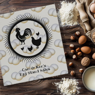 Chicken Farmer Eggs Business Binder