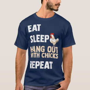Chicken Farmer Grower Backyard Flock Egg Hen  T-Shirt