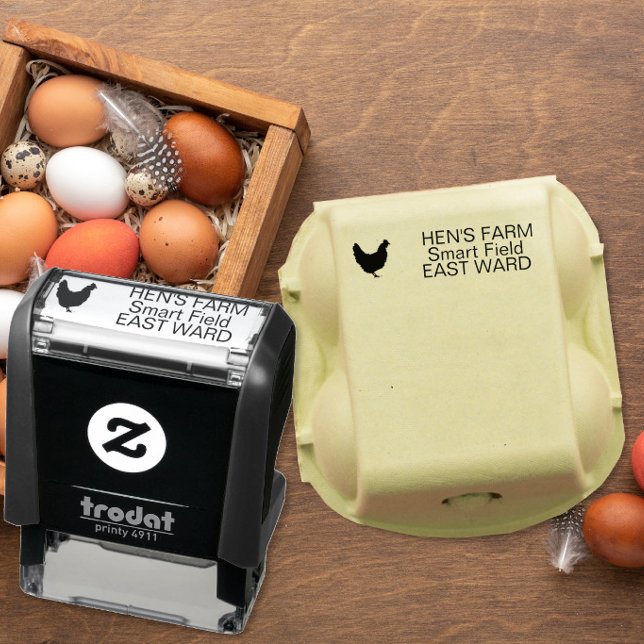 Chicken Farmers address Self-inking Stamp (Creator Uploaded)