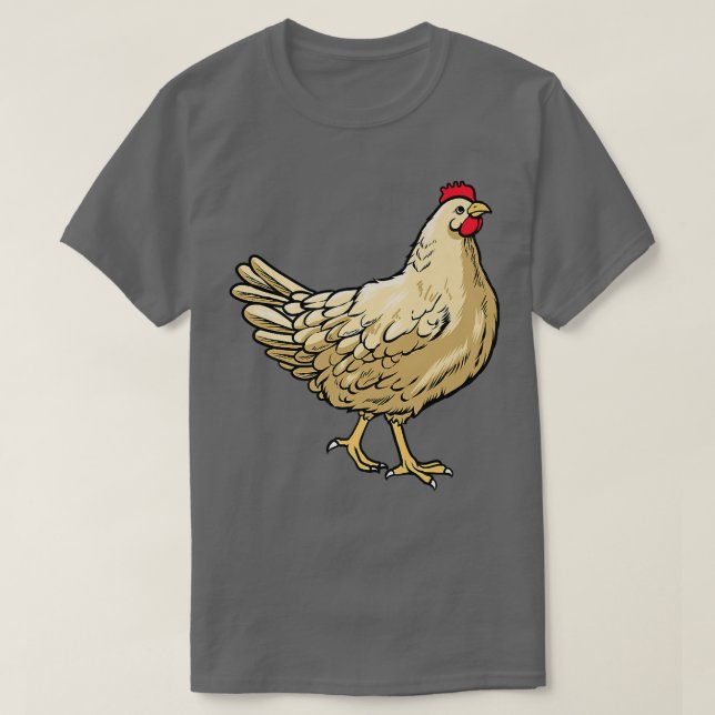 Chicken Farming  Hen Chicken Farmer  T-Shirt (Design Front)