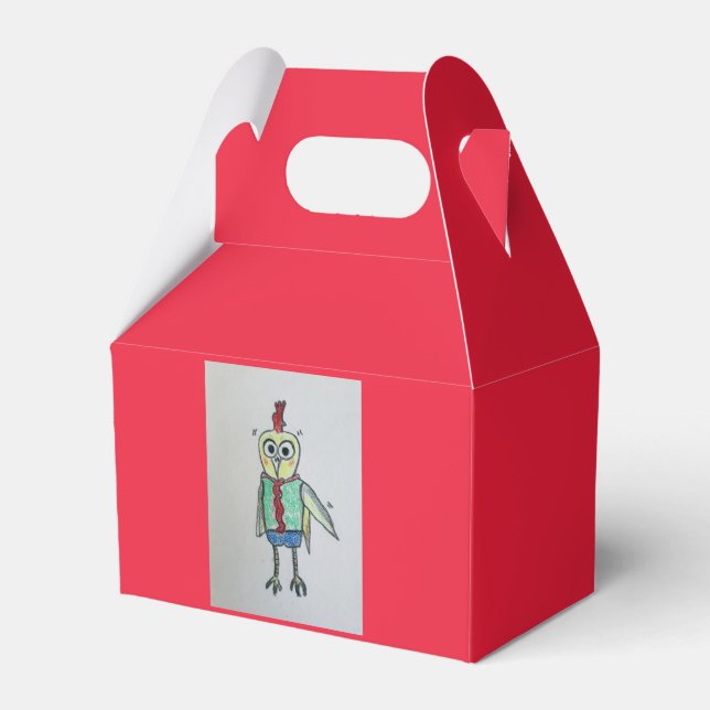 Chicken Favor Box (Front Side)