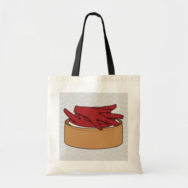 Chicken Feet Dim Sum Chinese Phoenix Claw steamed Tote Bag (Front)