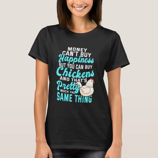 Chicken Flock Rooster Backyard Hen T-Shirt (Front)