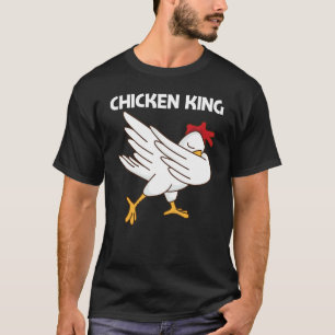 Chicken For Men Dad Poultry Rooster Egg T-Shirt