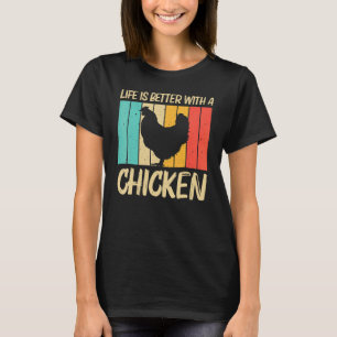 Chicken For Men Women Farmer Chicken  Farm Hen T-Shirt