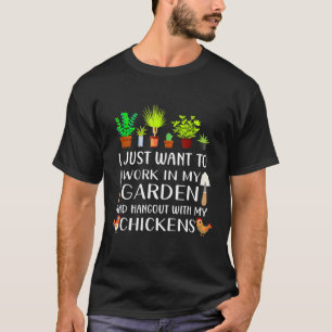 Chicken Gardening For Men Women Gardener T-Shirt