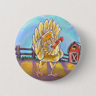 Chicken Gifts & Accessories 2 Inch Round Button