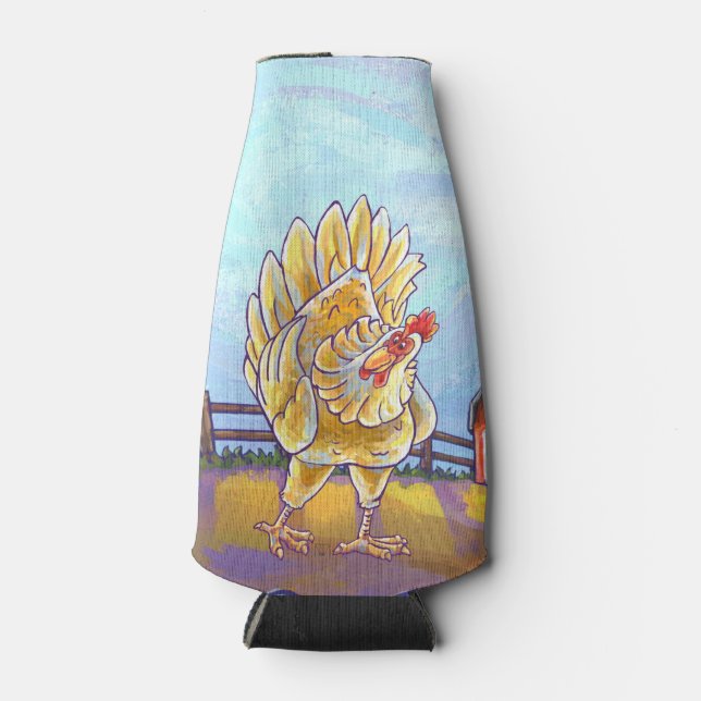 Chicken Gifts & Accessories Bottle Cooler (Front)