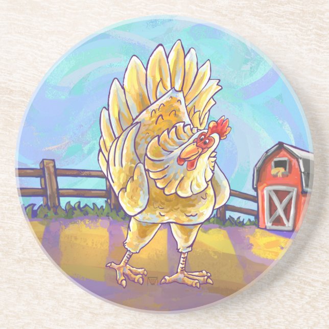 Chicken Gifts & Accessories Coaster (Front)
