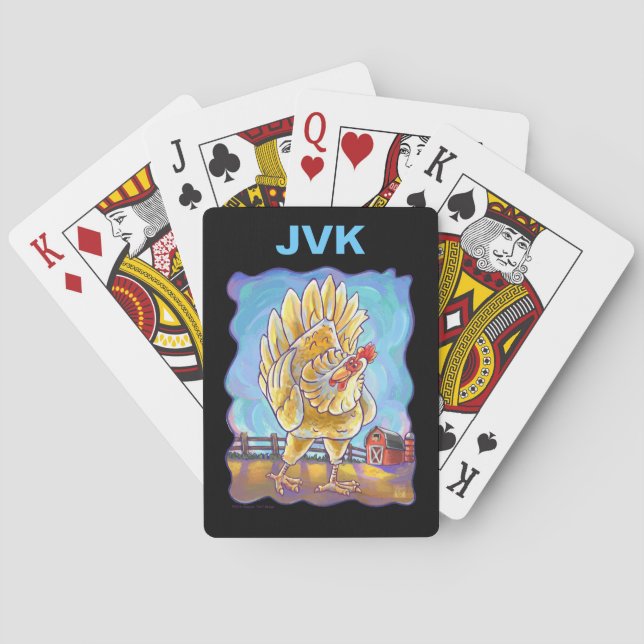 Chicken Gifts & Accessories Playing Cards (Back)