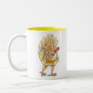Chicken Gifts & Accessories Two-Tone Coffee Mug