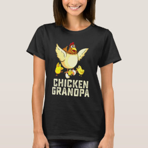 Chicken Grandpa Country Farm Animal Boys Girls Fam T-Shirt