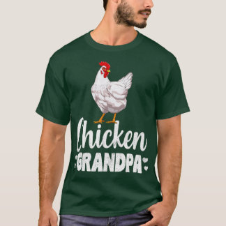 Chicken Grandpa Funny Country Farm Animal Gifts T-Shirt