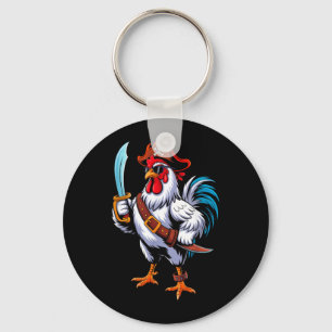 Chicken Halloween Costume Men Women Farmer Chicken Keychain