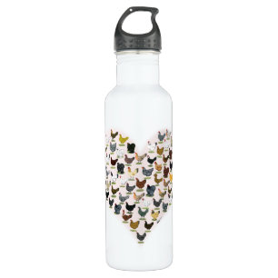 Chicken Heart 710 Ml Water Bottle