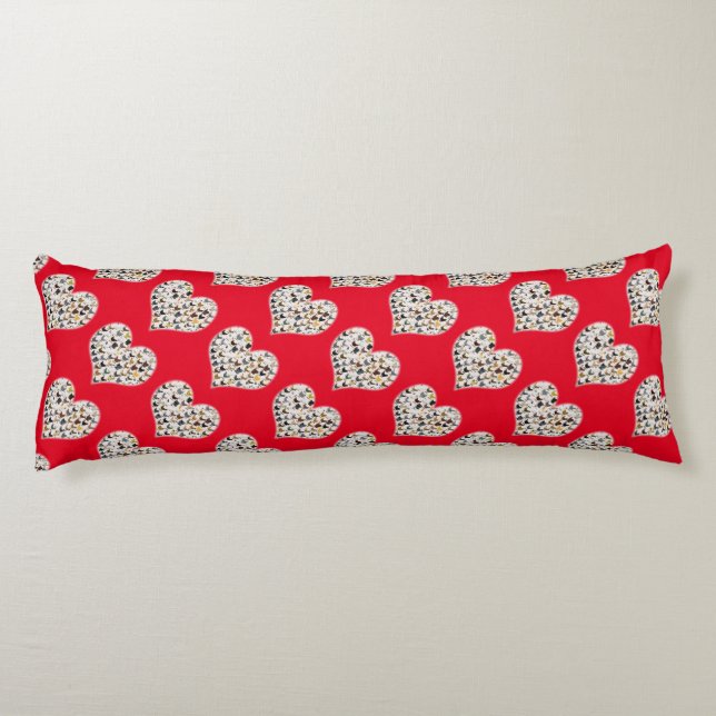 Chicken Heart Body Pillow (Back)