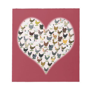 Chicken Heart Notepad