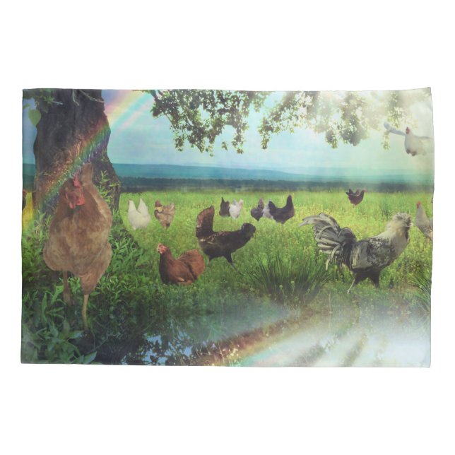 Chicken Heaven Pillowcase (Back)