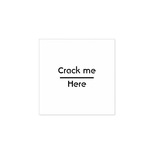 Chicken, Hen Eggs | Crack Me | Egg Mini Stamp (Imprint)