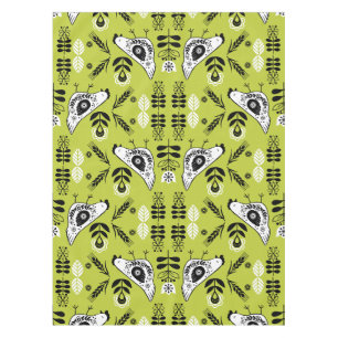 Chicken Hen Folk Art Tablecloth
