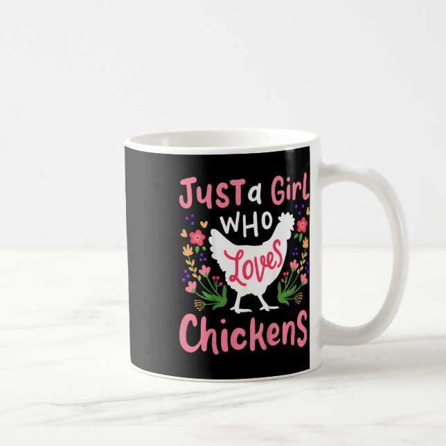 Chicken Hen Love Cute Gift  Coffee Mug (Right)