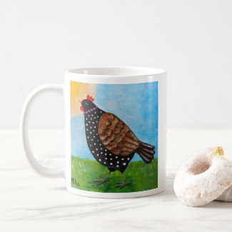 Chicken Hen with Necklace Sunbathing Personalized