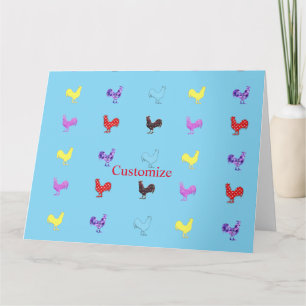 Chicken Hens Thunder_Cove Card