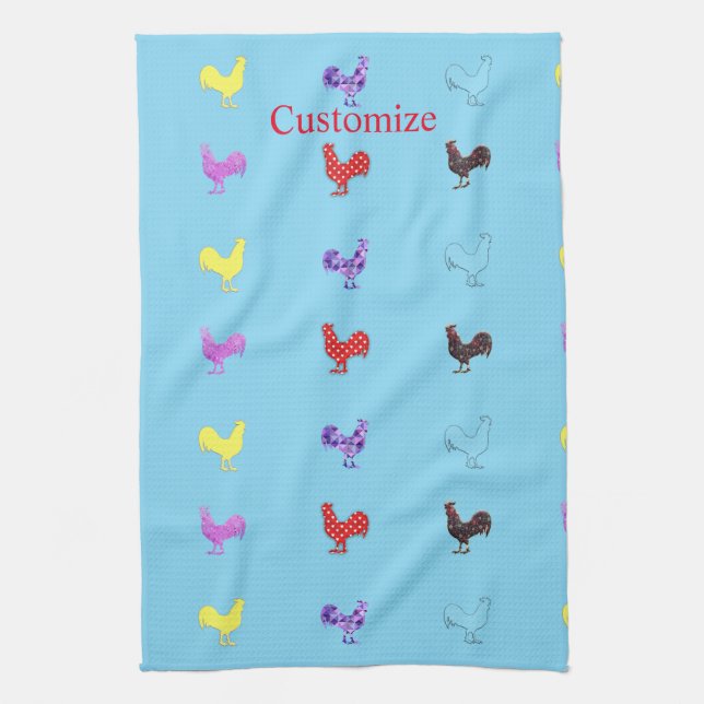Chicken Hens  Thunder_Cove Kitchen Towel (Vertical)