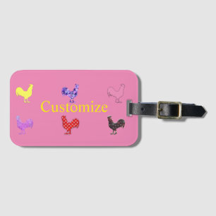 Chicken Hens  Thunder_Cove Luggage Tag