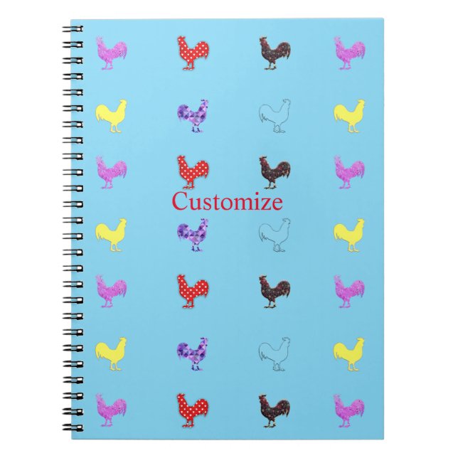 Chicken Hens  Thunder_Cove Notebook (Front)