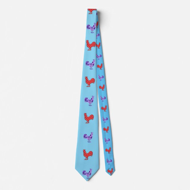 Chicken Hens  Thunder_Cove  Tie (Front)