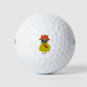 Chicken Humor Golf Balls