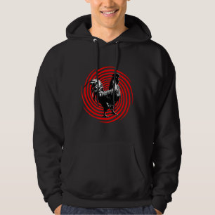 Chicken Hypnotic Trance Spiral  Hoodie