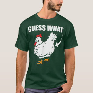 Chicken I Butt Farm Hatching Egg Hen Fun Vegan Veg T-Shirt