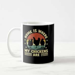 Chicken I Just Want To Drink Coffee Pet My Chicken Mug