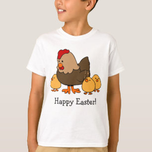 Chicken illustration custom text clothing T-Shirt