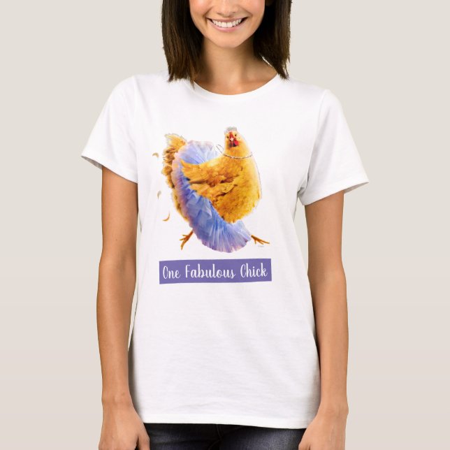 Chicken in a Tutu T-Shirt (Front)