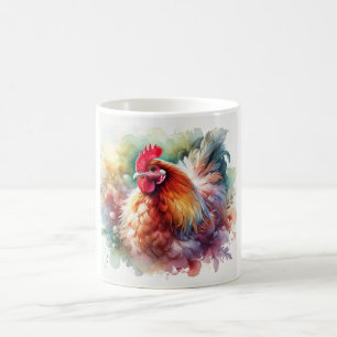 Chicken in Light 200824AREF146 - Watercolor Coffee Mug